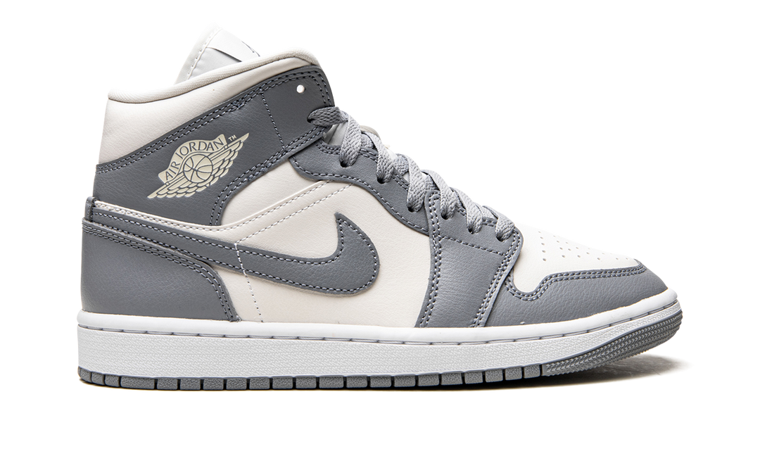 AIR JORDAN 1 MID GREY SAIL WOMENS