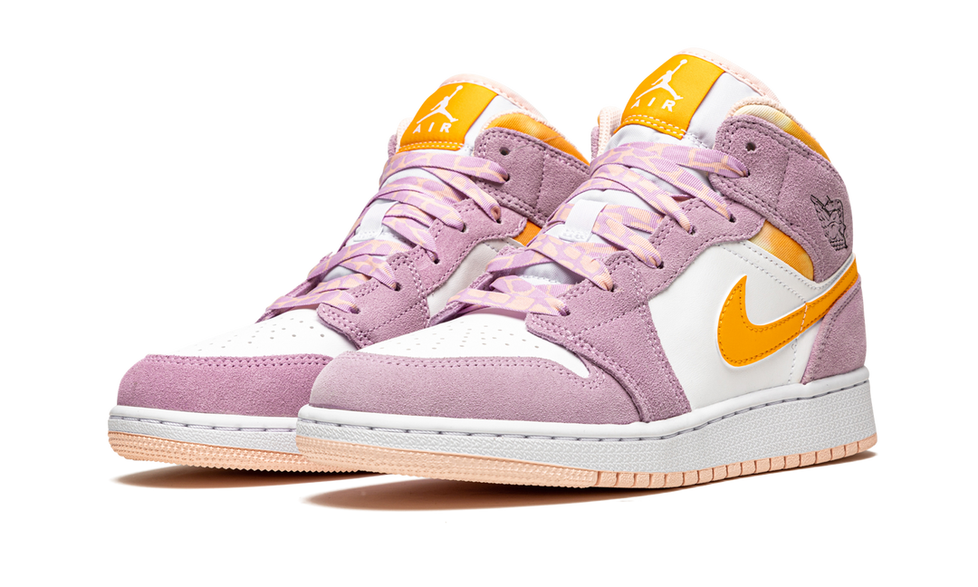 AIR JORDAN 1 MID GS ARCTIC PINK