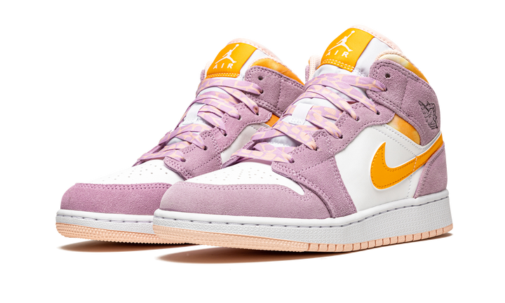 AIR JORDAN 1 MID GS ARCTIC PINK