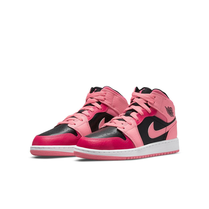 AIR JORDAN 1 MID GS CORAL CHALK