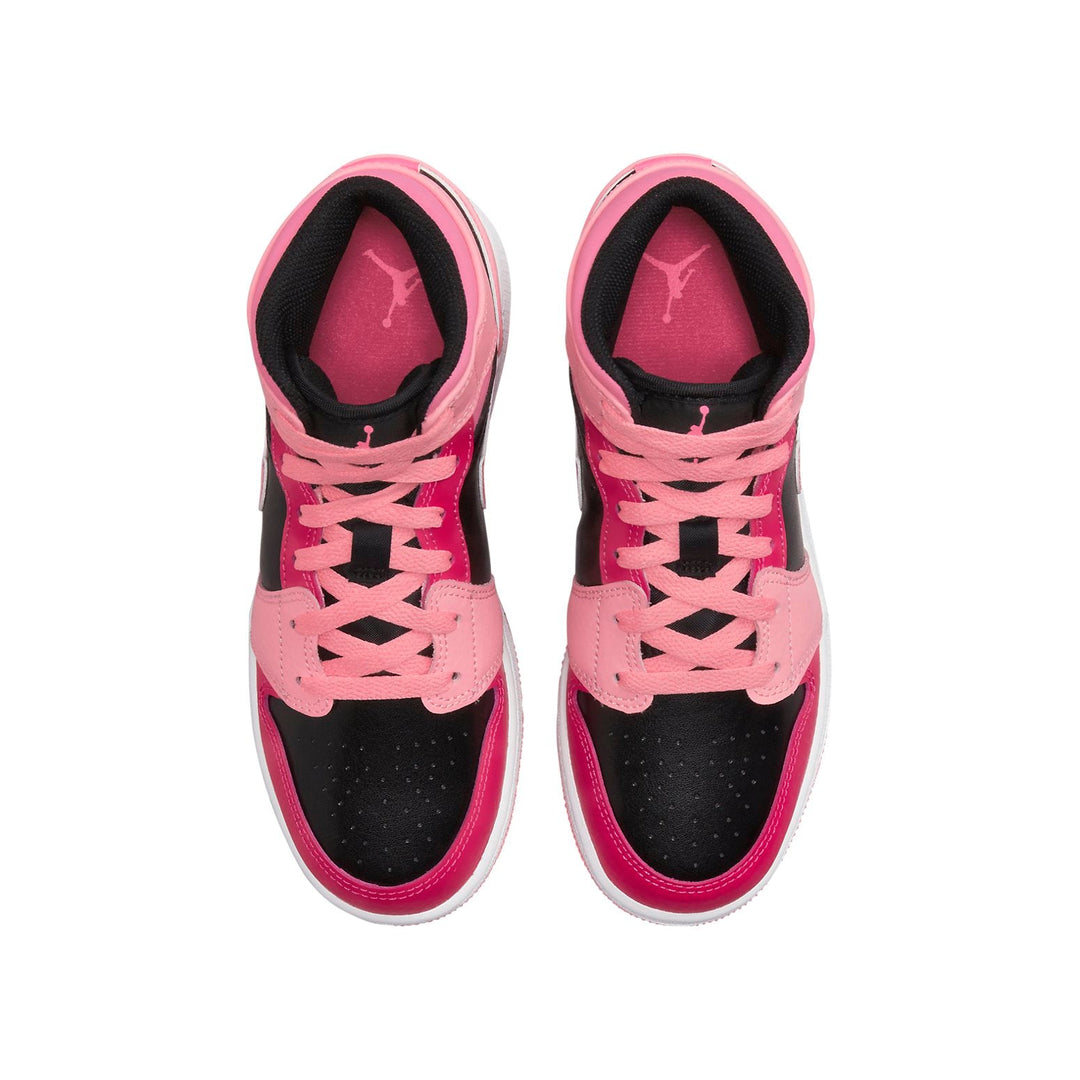 AIR JORDAN 1 MID GS CORAL CHALK