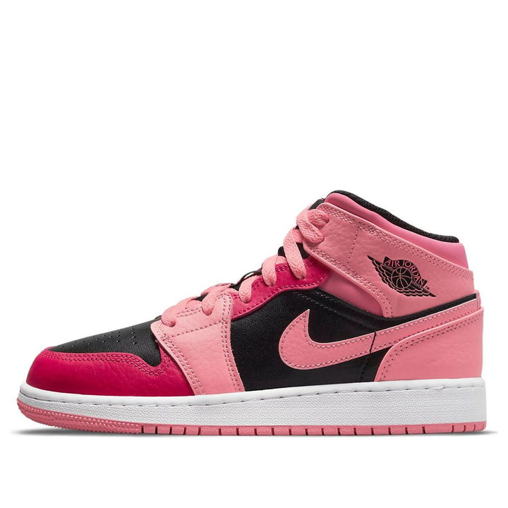 AIR JORDAN 1 MID GS CORAL CHALK
