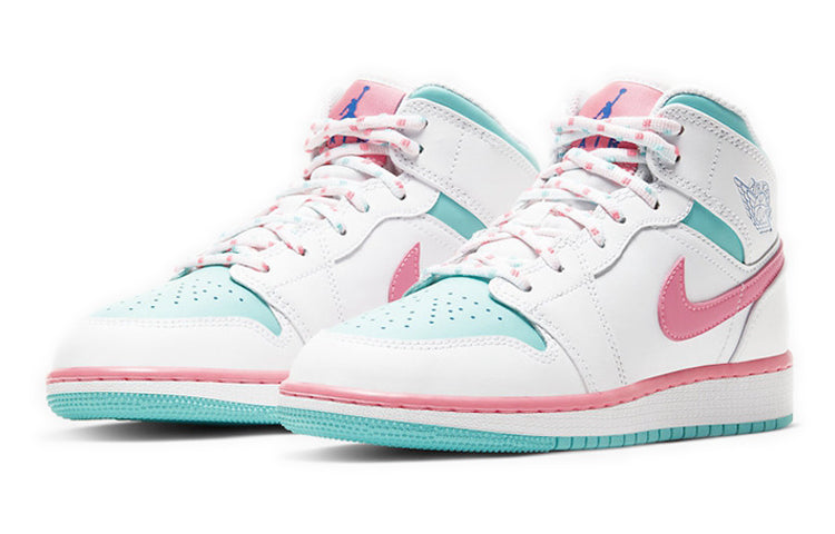 AIR JORDAN 1 MID GS DIGITAL PINK