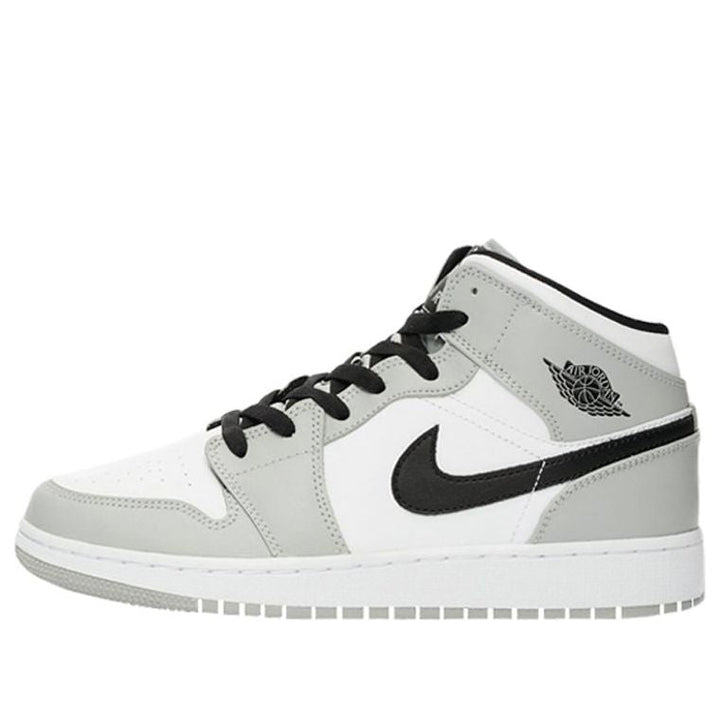 AIR JORDAN 1 MID GS LIGHT SMOKE GREY