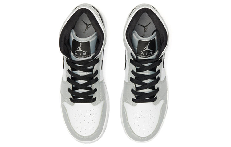 AIR JORDAN 1 MID GS LIGHT SMOKE GREY