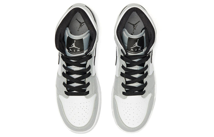AIR JORDAN 1 MID GS LIGHT SMOKE GREY