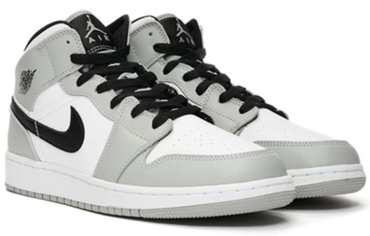 AIR JORDAN 1 MID GS LIGHT SMOKE GREY