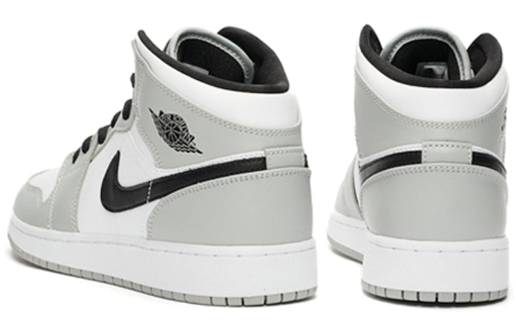 AIR JORDAN 1 MID GS LIGHT SMOKE GREY