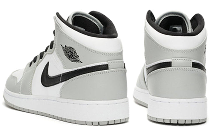 AIR JORDAN 1 MID GS LIGHT SMOKE GREY