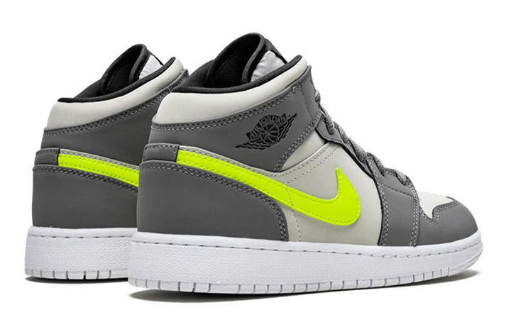 AIR JORDAN 1 MID GUN SMOKE VOLT GS
