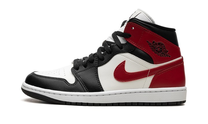 AIR JORDAN 1 MID GYM RED OFF NOIR WOMENS