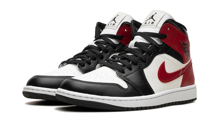 AIR JORDAN 1 MID GYM RED OFF NOIR WOMENS