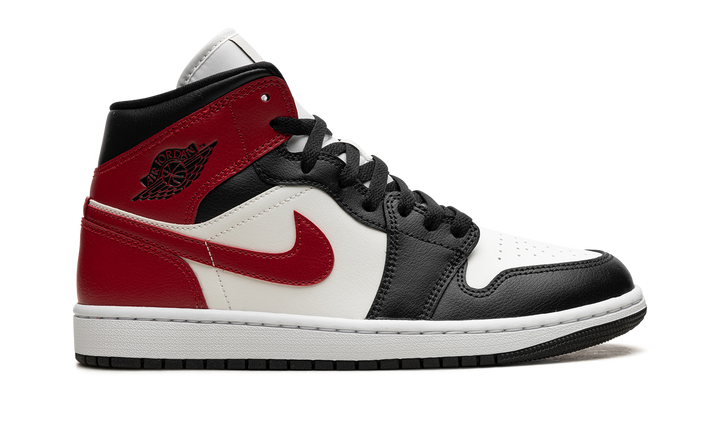 AIR JORDAN 1 MID GYM RED OFF NOIR WOMENS