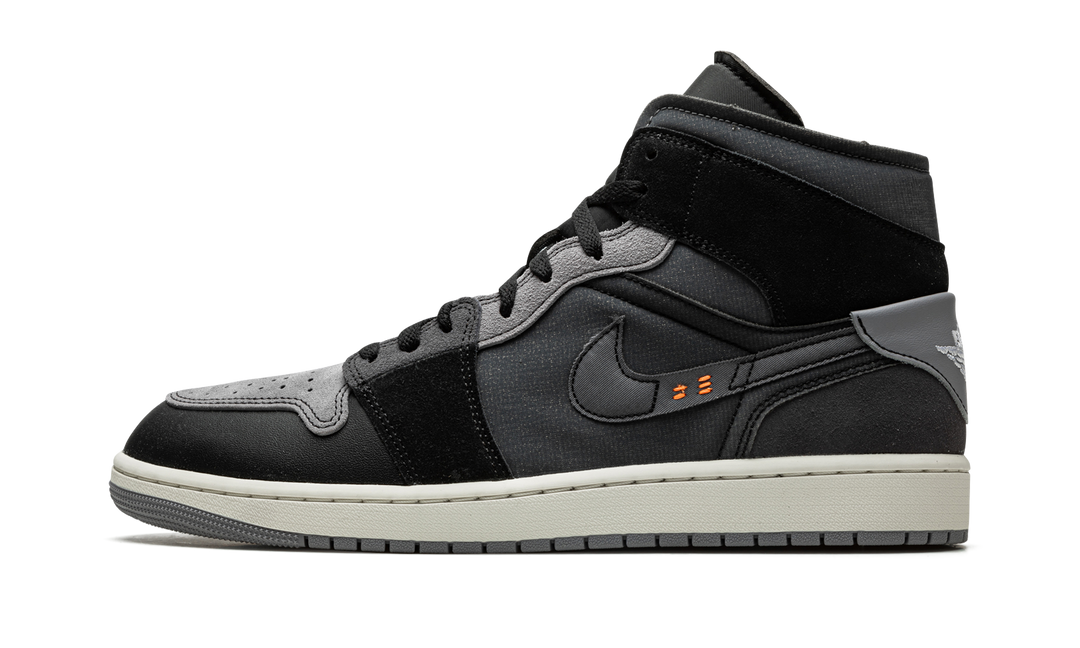 AIR JORDAN 1 MID INSIDE OUT BLACK