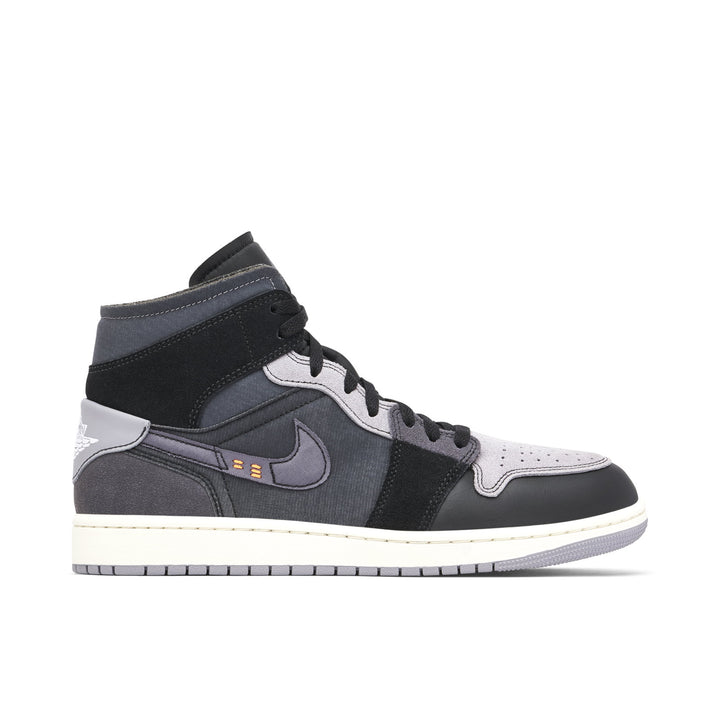 AIR JORDAN 1 MID INSIDE OUT BLACK