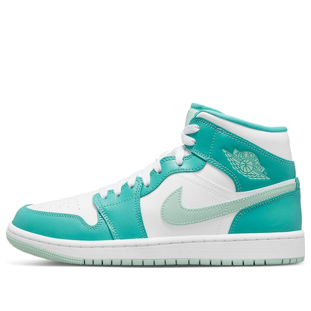 AIR JORDAN 1 MID ISLAND GREEN WOMENS
