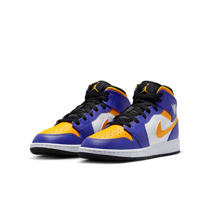 AIR JORDAN 1 MID LAKERS GS