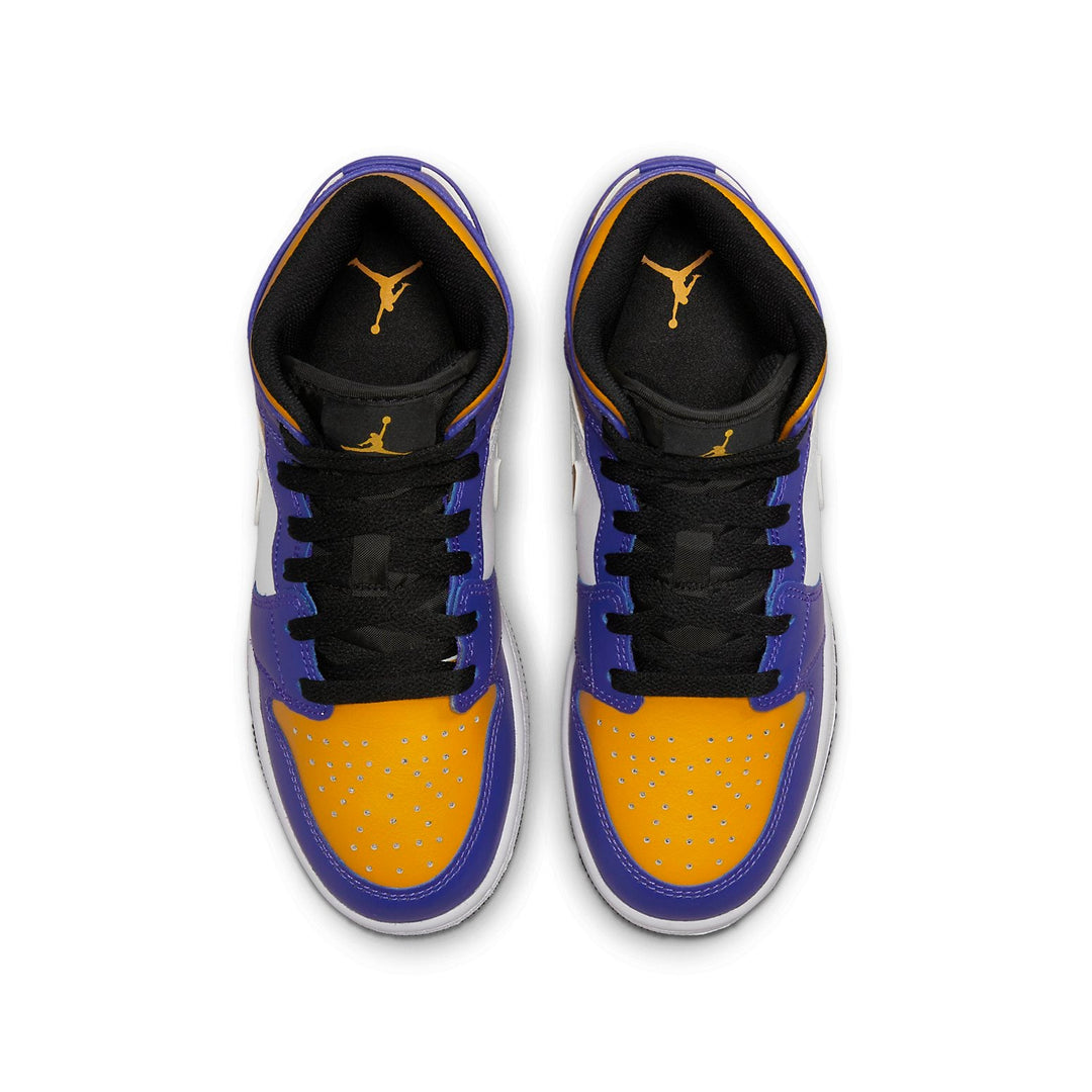 AIR JORDAN 1 MID LAKERS GS
