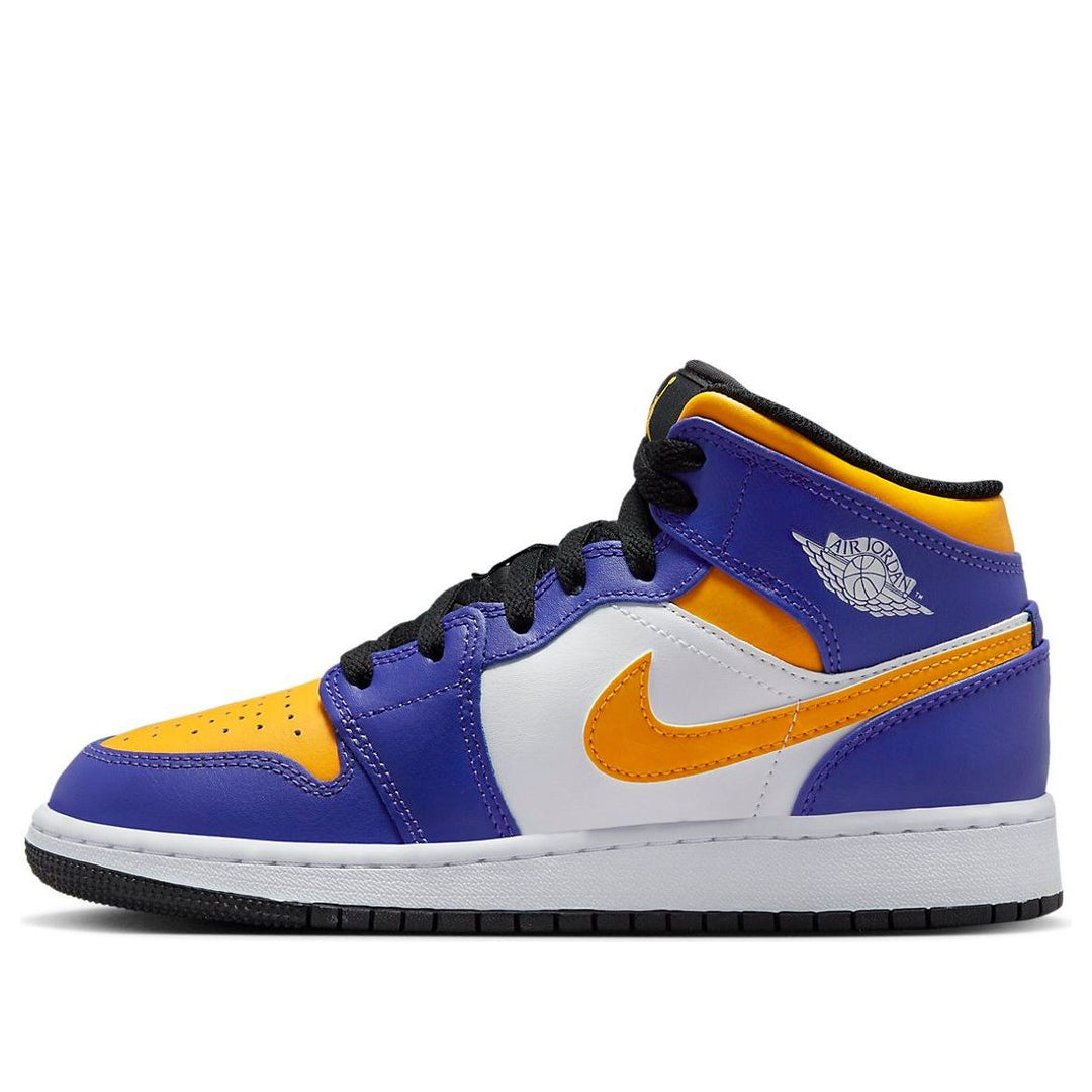 AIR JORDAN 1 MID LAKERS GS
