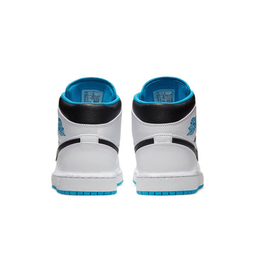 AIR JORDAN 1 MID LASER BLUE — Stock