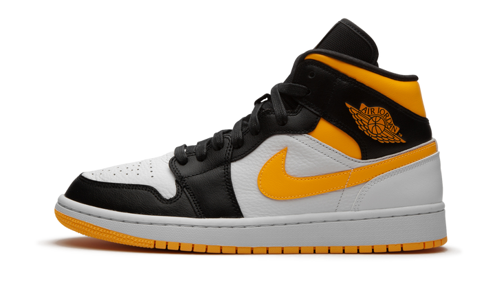 AIR JORDAN 1 MID LASER ORANGE BLACK WOMENS