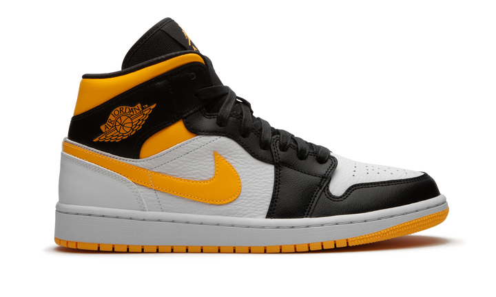 AIR JORDAN 1 MID LASER ORANGE BLACK WOMENS