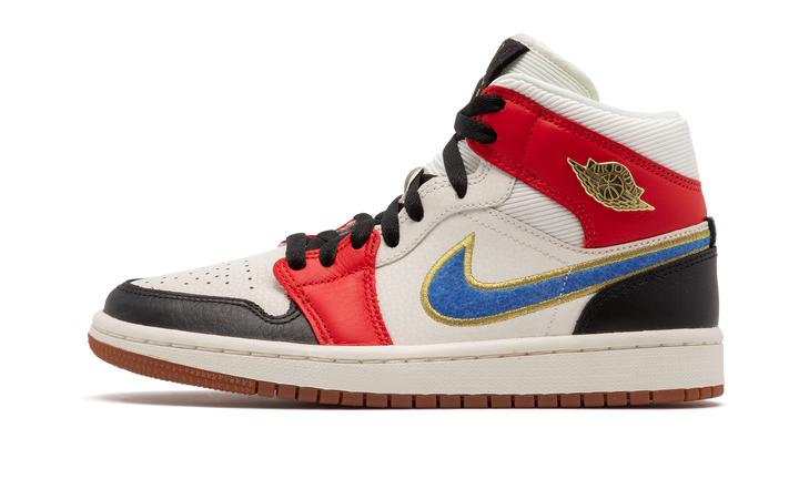 AIR JORDAN 1 MID LET(HER)MAN WOMENS