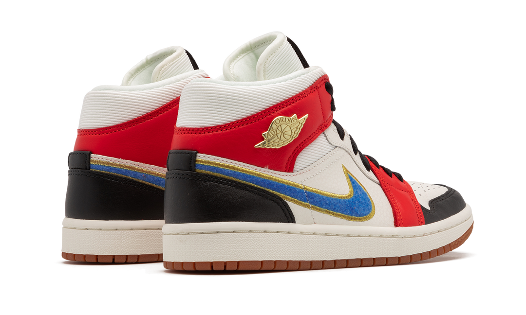 AIR JORDAN 1 MID LET(HER)MAN WOMENS