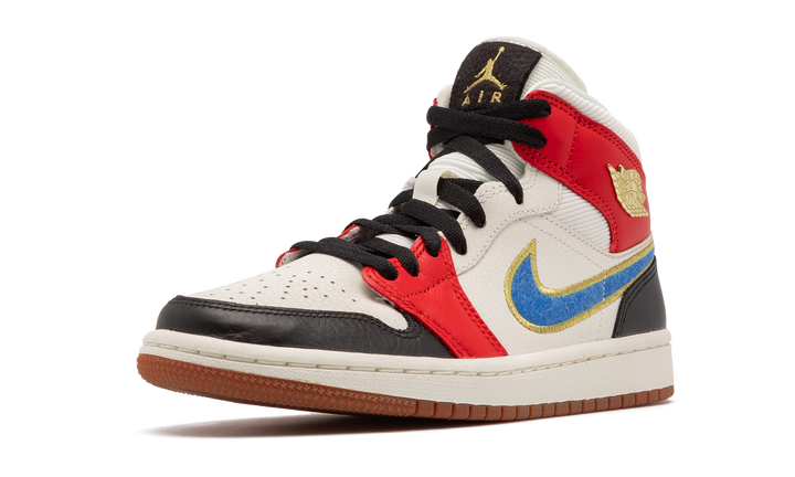 AIR JORDAN 1 MID LET(HER)MAN WOMENS