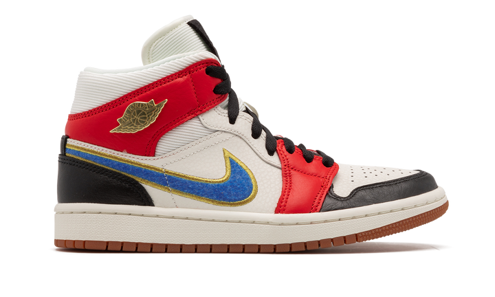AIR JORDAN 1 MID LET(HER)MAN WOMENS