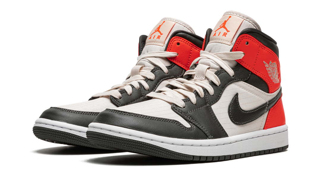 AIR JORDAN 1 MID LIGHT OREWOOD BROWN WOMENS