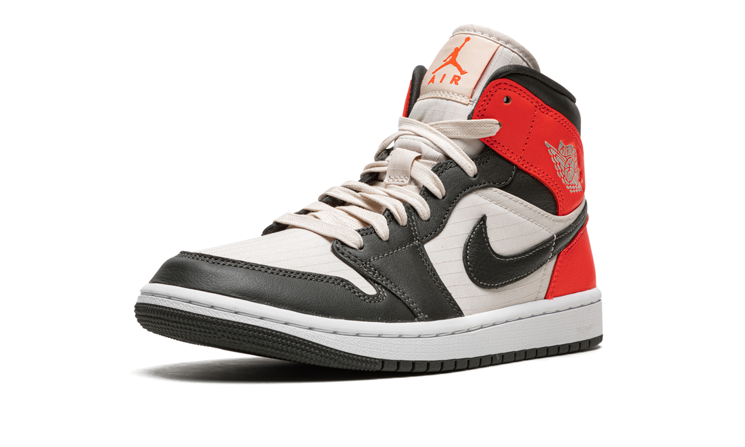 AIR JORDAN 1 MID LIGHT OREWOOD BROWN WOMENS