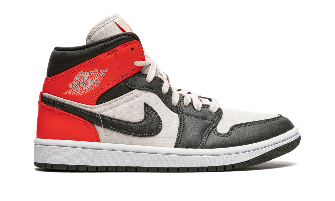 AIR JORDAN 1 MID LIGHT OREWOOD BROWN WOMENS