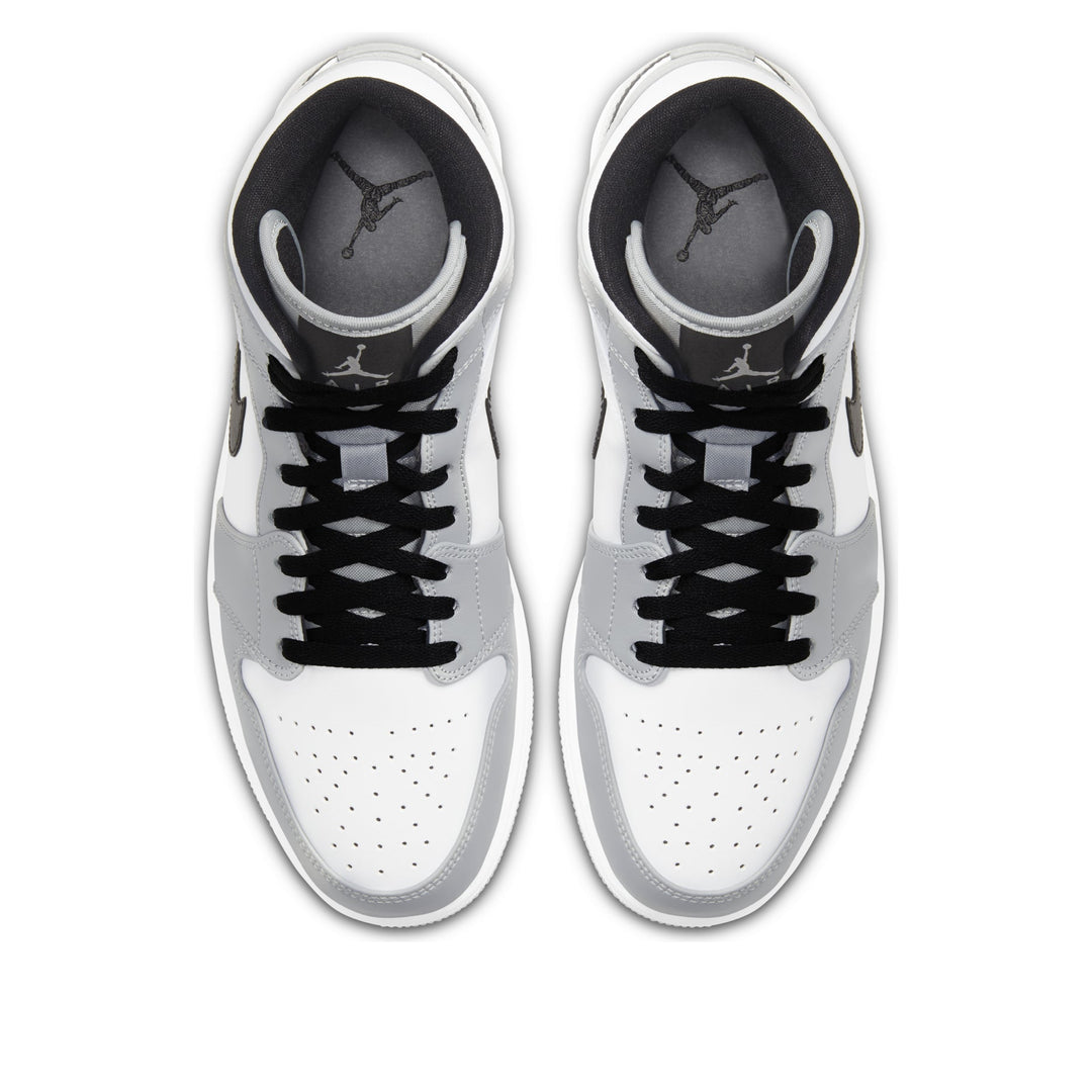 AIR JORDAN 1 MID LIGHT SMOKE GREY