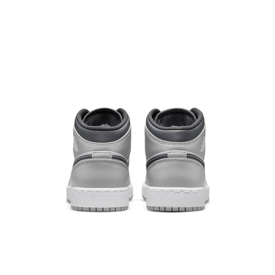 AIR JORDAN 1 MID LIGHT SMOKE GREY ANTHRACITE GS