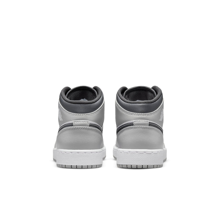 AIR JORDAN 1 MID LIGHT SMOKE GREY ANTHRACITE GS