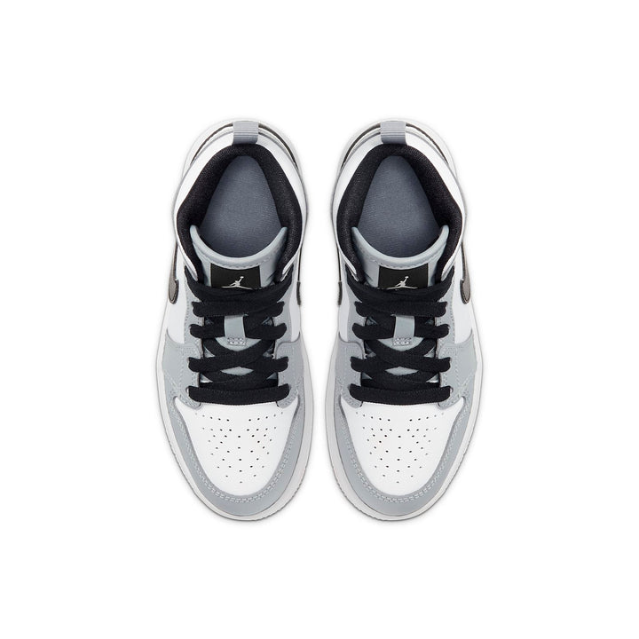 AIR JORDAN 1 MID LIGHT SMOKE GREY PS