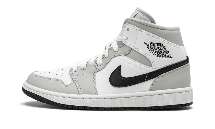 AIR JORDAN 1 MID LIGHT SMOKE GREY WOMENS