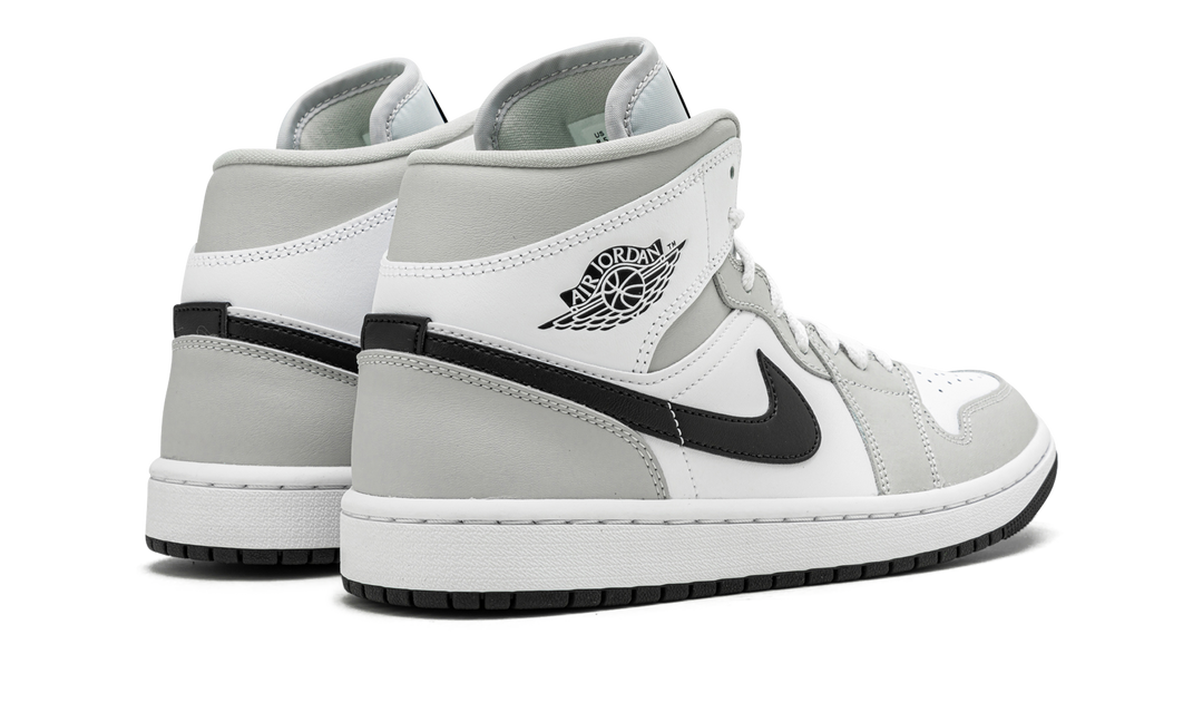 AIR JORDAN 1 MID LIGHT SMOKE GREY WOMENS