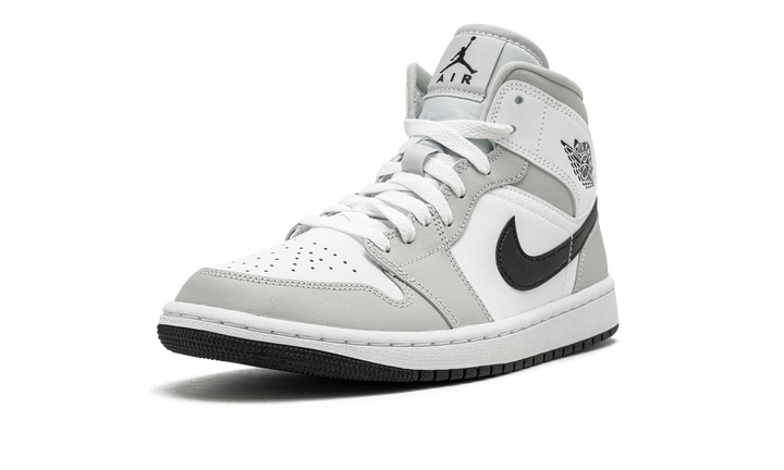 AIR JORDAN 1 MID LIGHT SMOKE GREY WOMENS