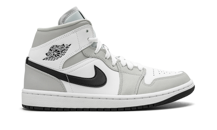 AIR JORDAN 1 MID LIGHT SMOKE GREY WOMENS