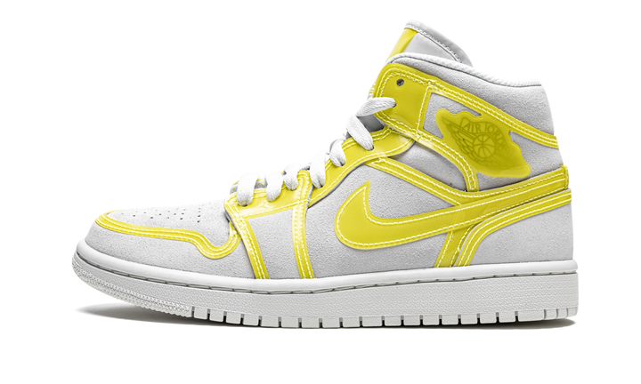 AIR JORDAN 1 MID LX OFF WHITE OPTI YELLOW WOMENS