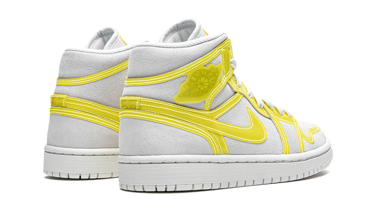 AIR JORDAN 1 MID LX OFF WHITE OPTI YELLOW WOMENS