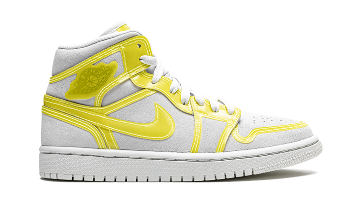 AIR JORDAN 1 MID LX OFF WHITE OPTI YELLOW WOMENS