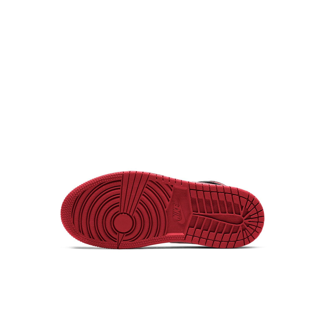 AIR JORDAN 1 MID MID RED BLACK WHITE PS