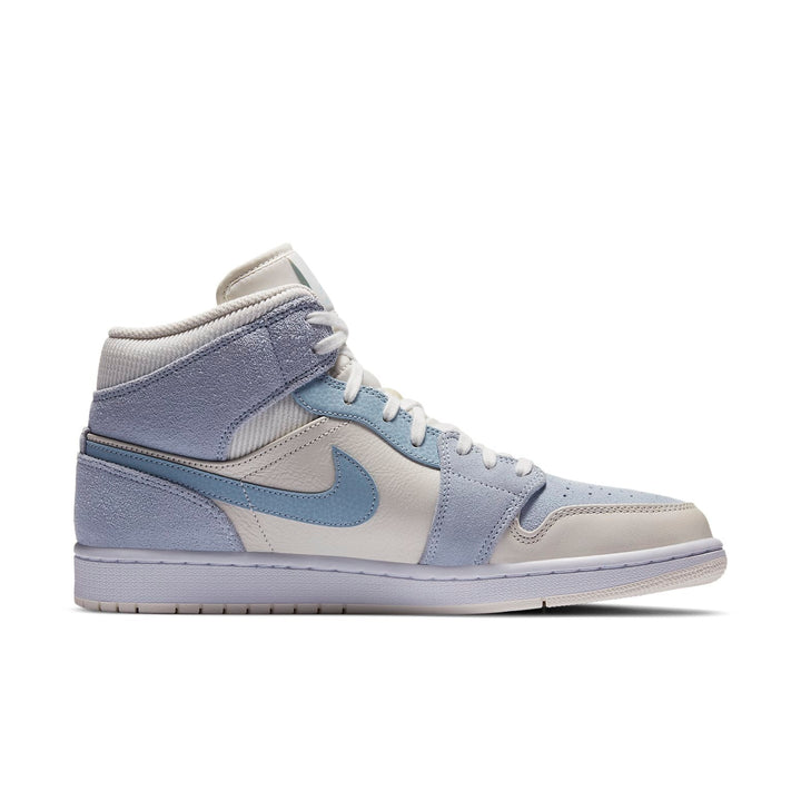 AIR JORDAN 1 MID MIXED TEXTURES BLUE