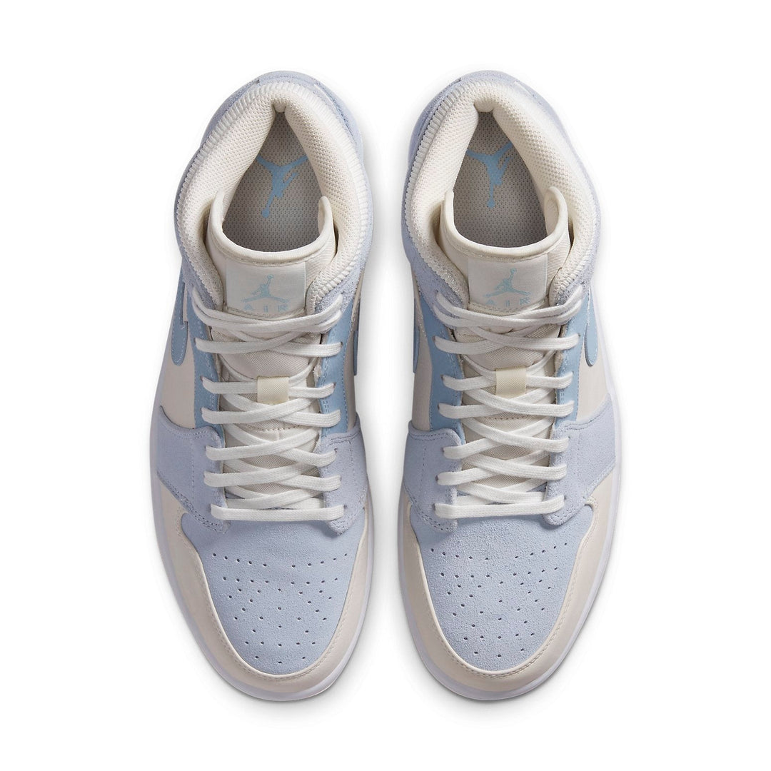 AIR JORDAN 1 MID MIXED TEXTURES BLUE