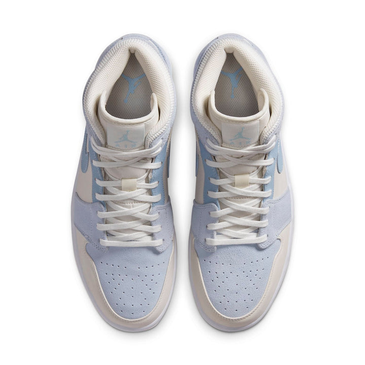 AIR JORDAN 1 MID MIXED TEXTURES BLUE