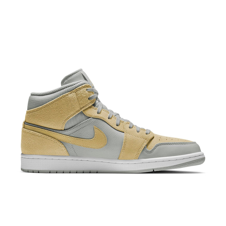 AIR JORDAN 1 MID MIXED TEXTURES YELLOW
