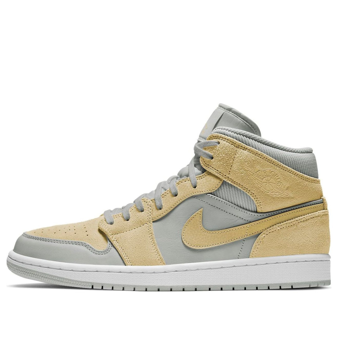 AIR JORDAN 1 MID MIXED TEXTURES YELLOW